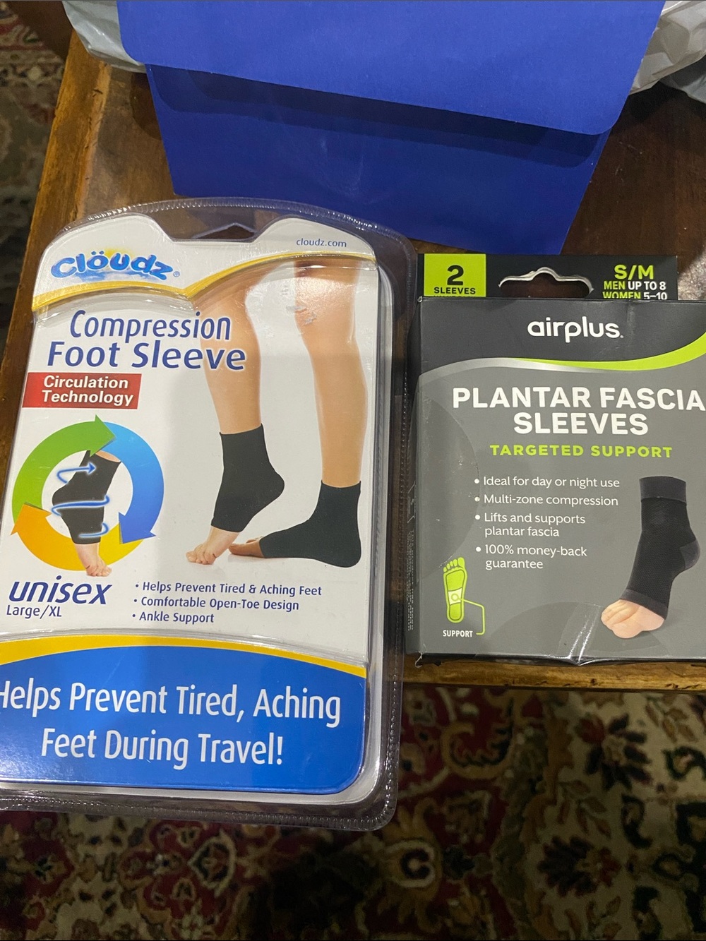 Cloudz Compression Foot Sleeve & Airplus Plantar Fascia Sleeves